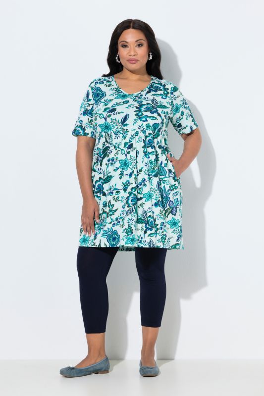 Туника с барокови цветя