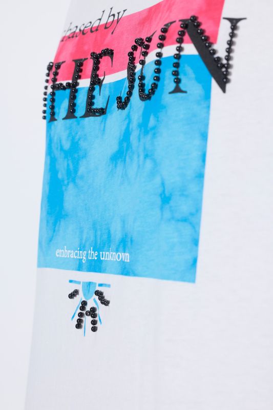 Тениска с графично слънце