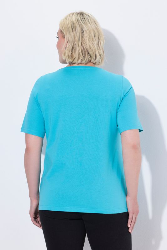 Тениска с графично слънце