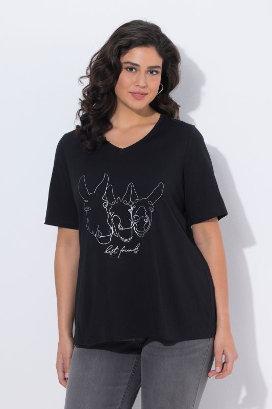 Тениска с животински принт