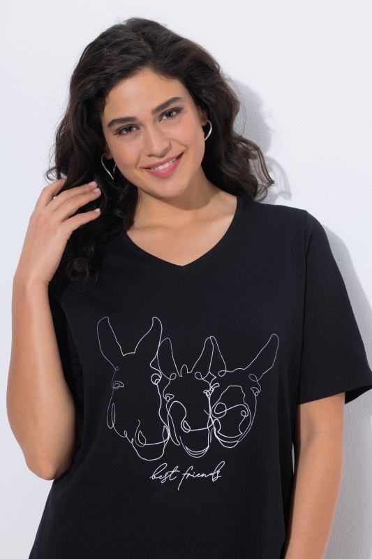 Тениска с животински принт