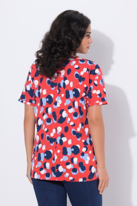 Тениска с цветни точки