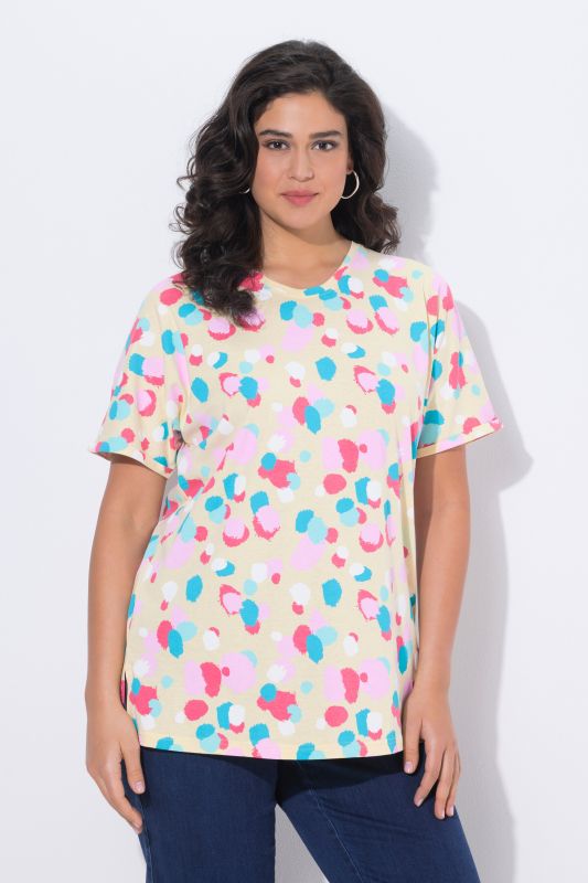 Тениска с цветни точки
