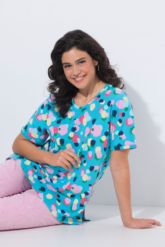 Тениска с цветни точки