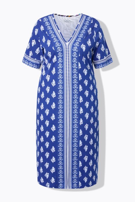 Рокля с микс от принтове