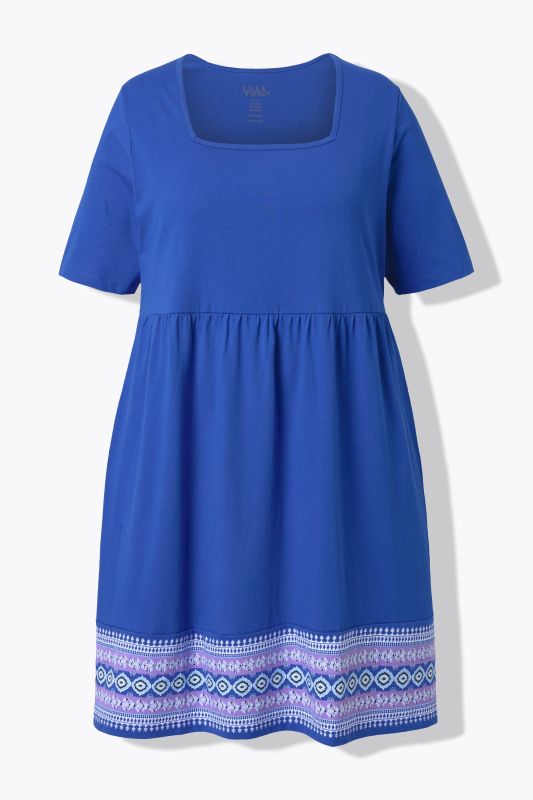 Туника с принт на подгъва