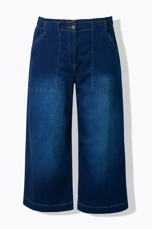 Wide Leg Stretch Fit Jeans