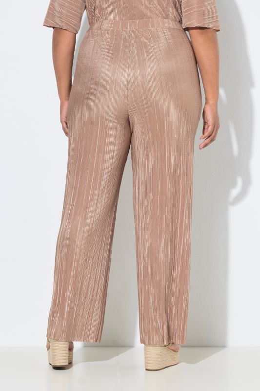 Pleated Elastic Waist Pants