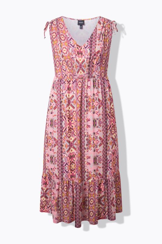 Рокля с бохо пач принт