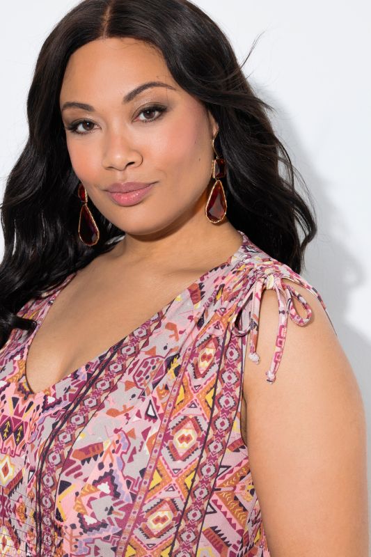 Рокля с бохо пач принт