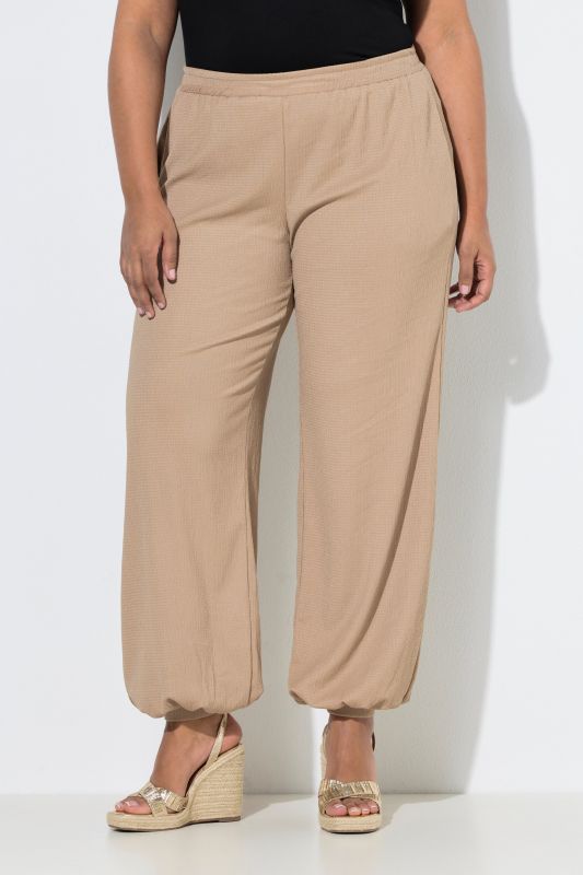 Wide Leg Crepe Pocket Pants