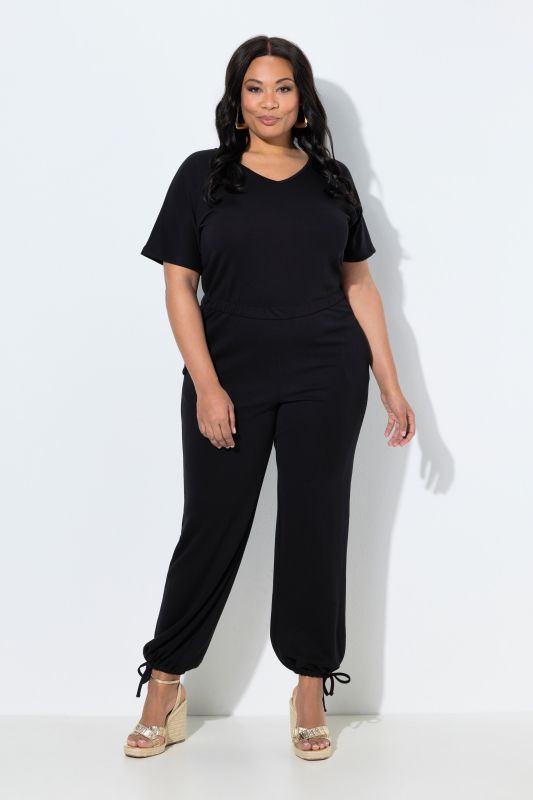 Cupro-Touch Jersey Pocket Jumpsuit
