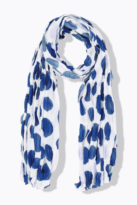 Шал с намачкан ефект и точки