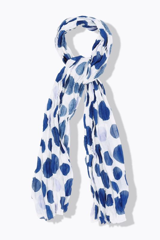 Шал с намачкан ефект и точки