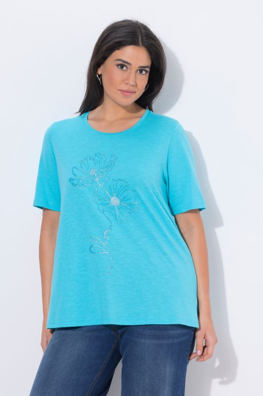 Тениска с бляскави акценти