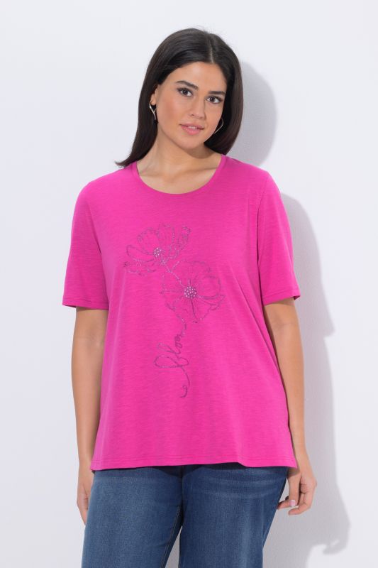 Тениска с бляскави акценти