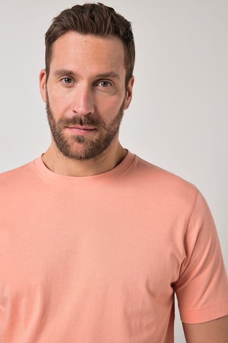 Тениска с обло деколте и къси ръкави, бейсик