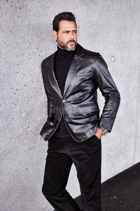 Leather Fully Lined Blazer