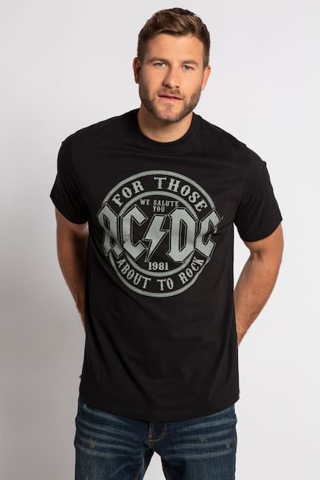 Large AC/DC Print Front Tee