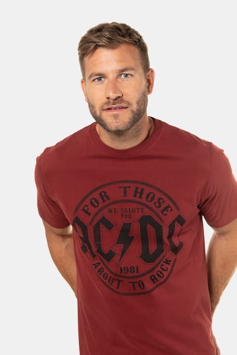 Large AC/DC Print Front Tee