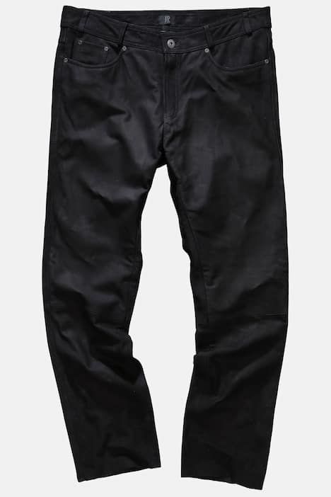 Leather pants, regular fit, 5 pockets, buffalo leather