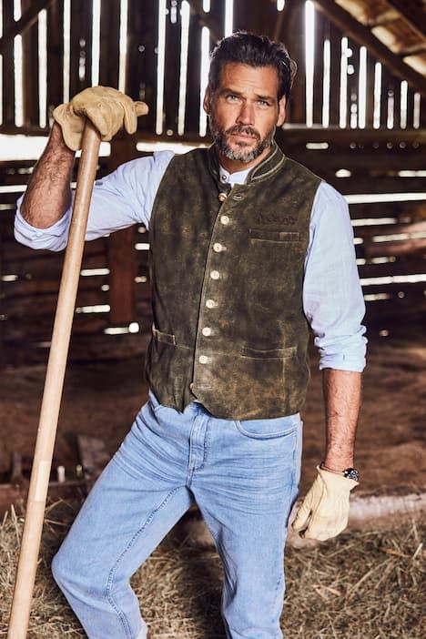 Finest Goat Suede Traditional Vest