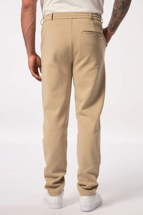 Jersey trousers, slip on style, chino, FLEXNAMIC®, business, mix-and-match NEW YORK, up to 8 XL