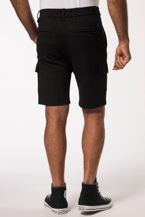 Cargo Bermuda shorts, sweat fabric, cargo pockets, up to size 72