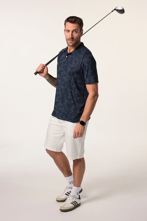 Тениска с яка и принт JAY-PI