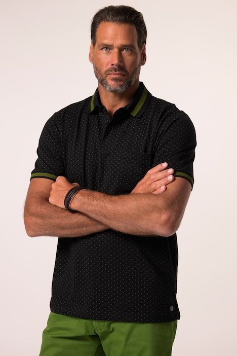 Тениска яка с контрастни райета