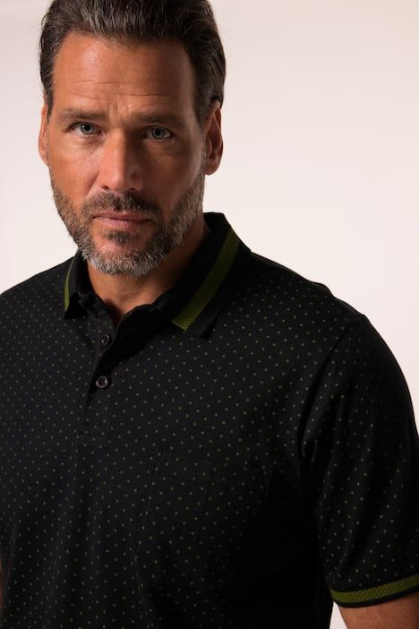 Тениска яка с контрастни райета