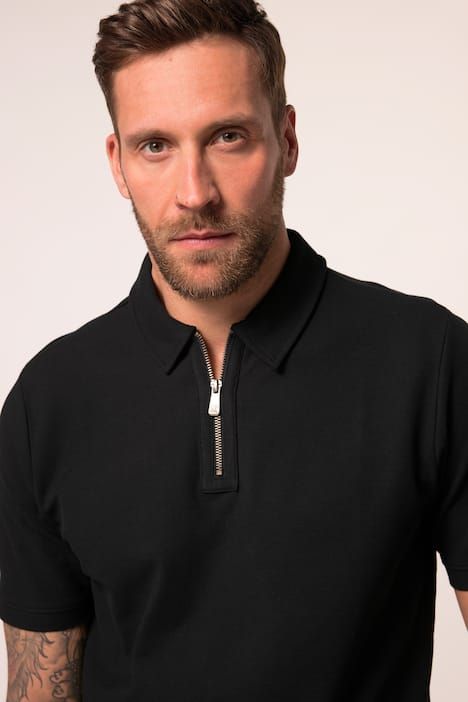 Блуза с яка едноцветна