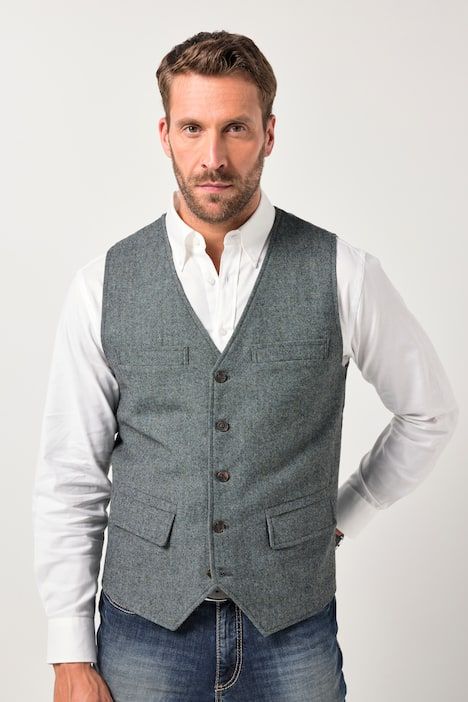 Tweed waistcoat FLEXNAMIC®