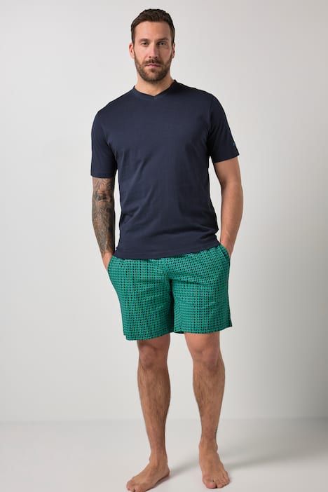 Пижама от 2 част в контрастни цветове