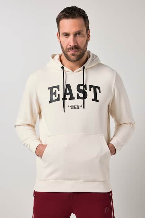 Суитчър с качулка и надпис