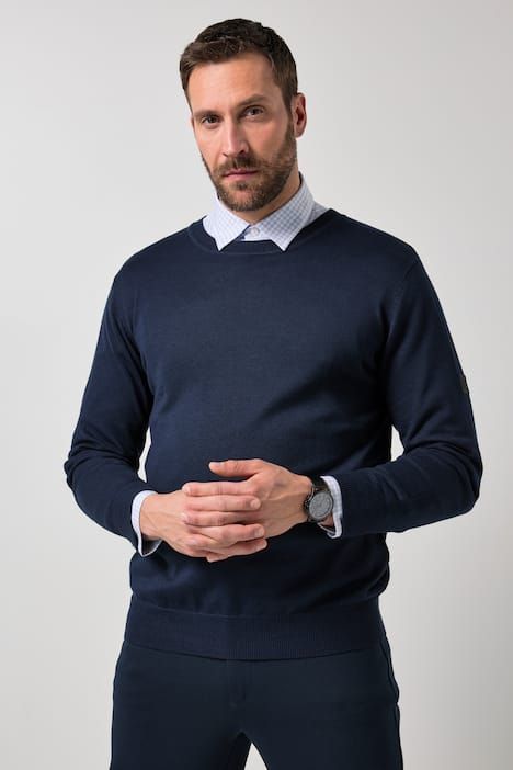 Пуловер фин