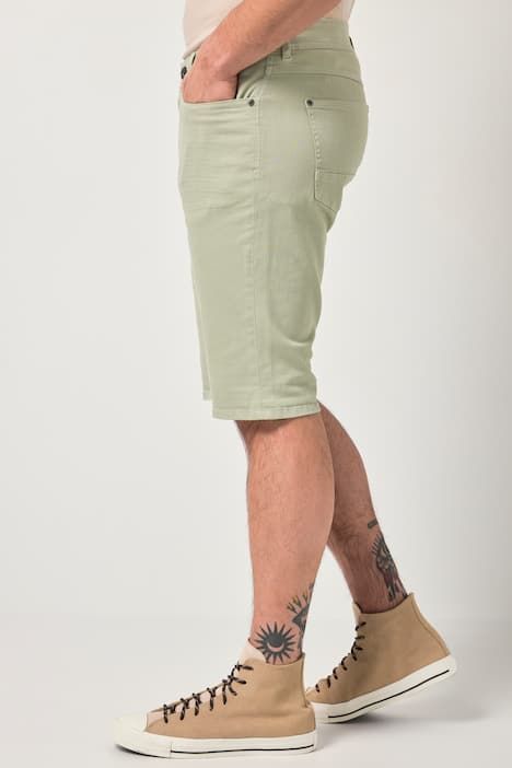 Бермуди в цветен деним