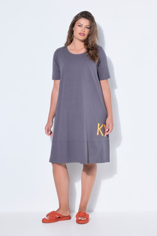 Рокля трикотажна с надпис