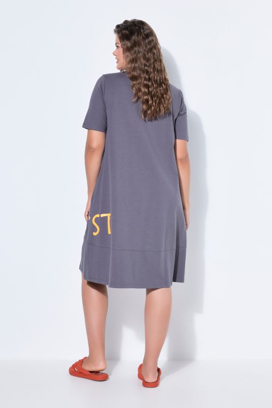 Рокля трикотажна с надпис