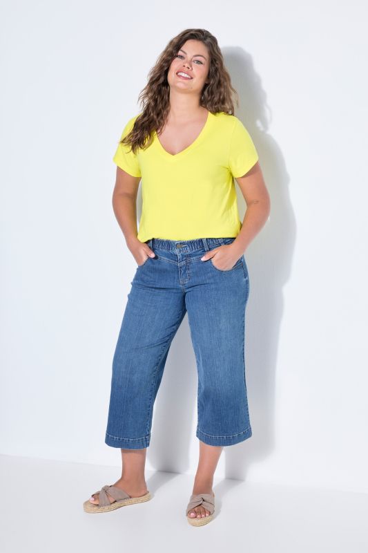 Дънки с широки крачоли