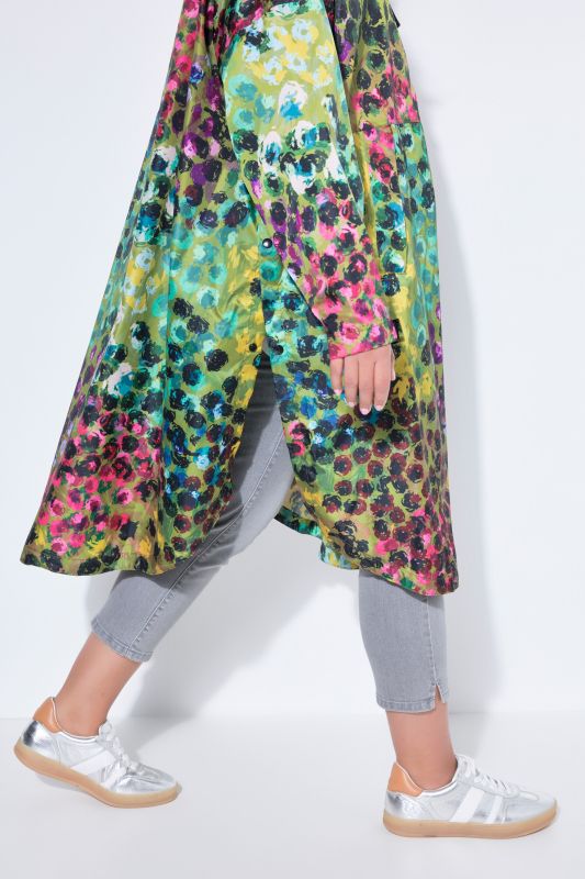 Дъждобран с принт на точки