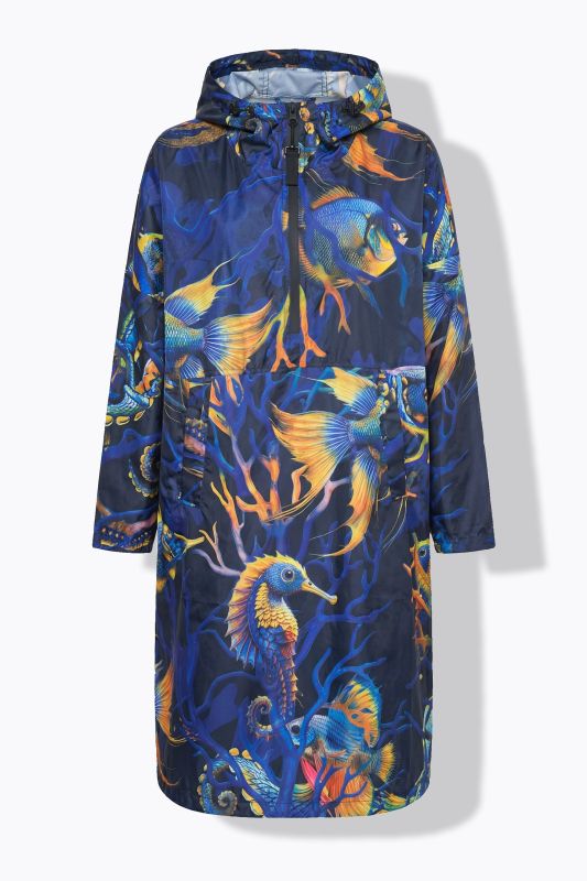 Пончо с океански принт