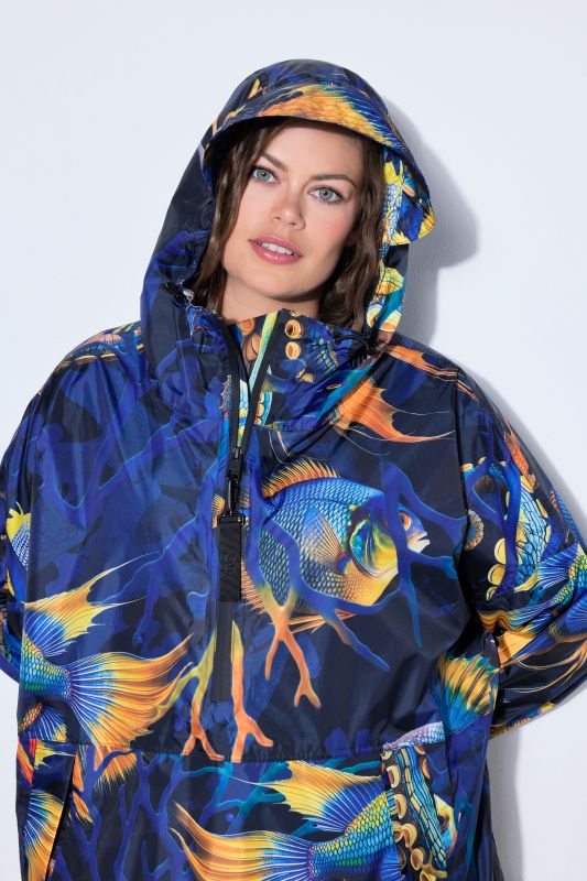 Пончо с океански принт