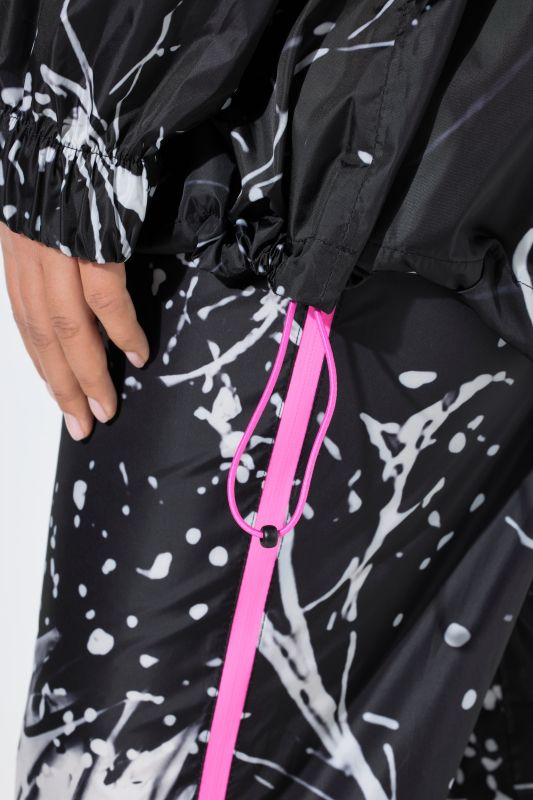 Анорак с рисуван принт