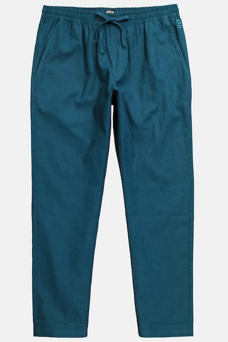 STHUGE linen-blend slip-on trousers