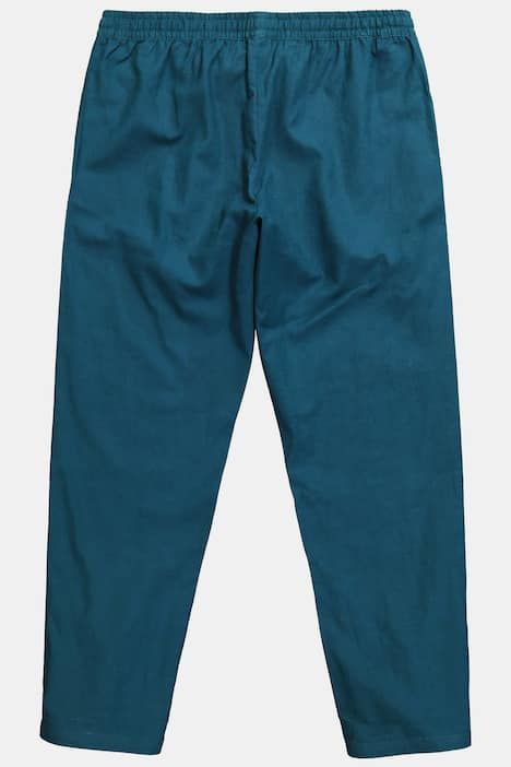 STHUGE linen-blend slip-on trousers
