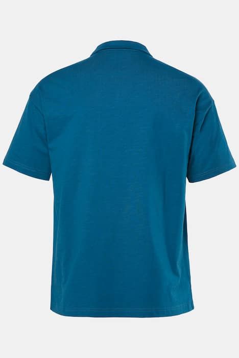 Блуза с яка и надпис