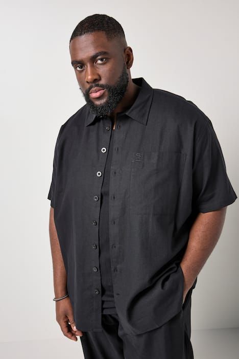 STHUGE linen blend shirt