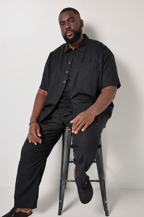 STHUGE linen blend shirt