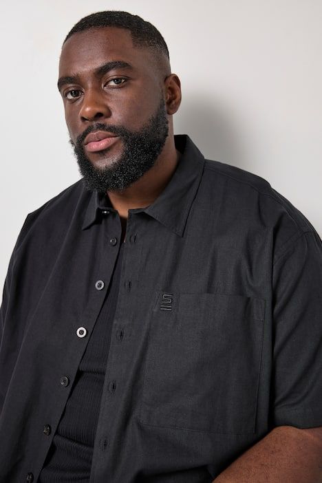 STHUGE linen blend shirt